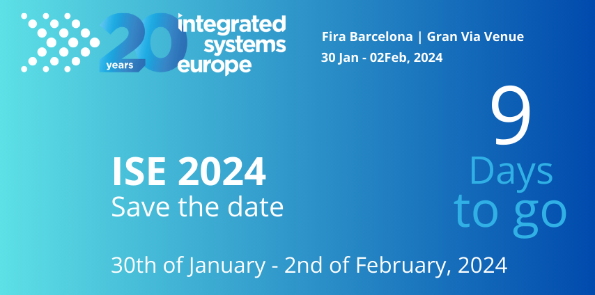 ISE 2024, banner 9 days left ENG
