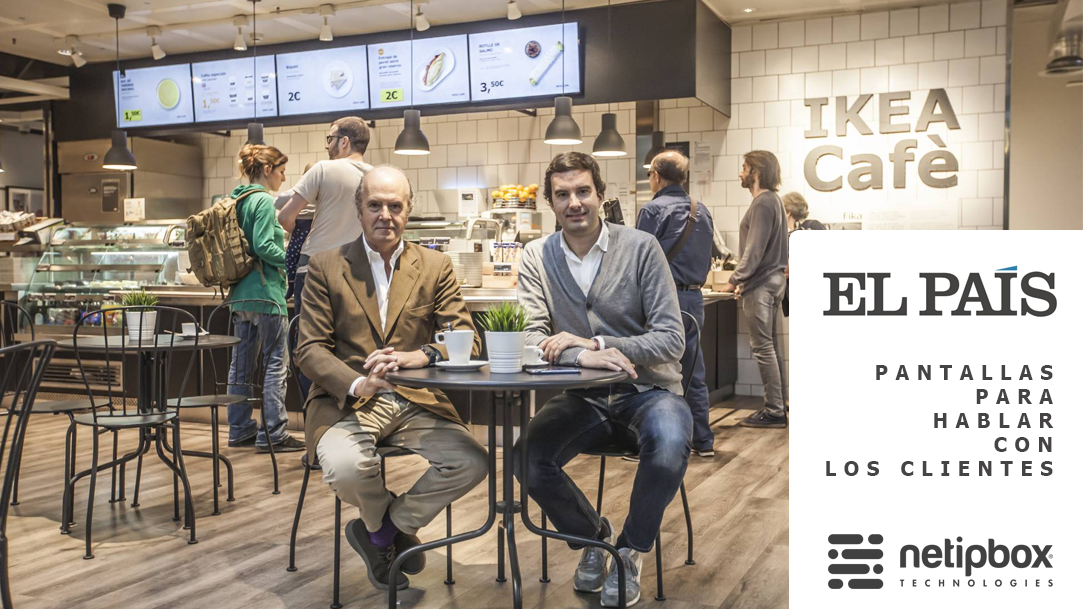 Pantallas para hablar con los clientes